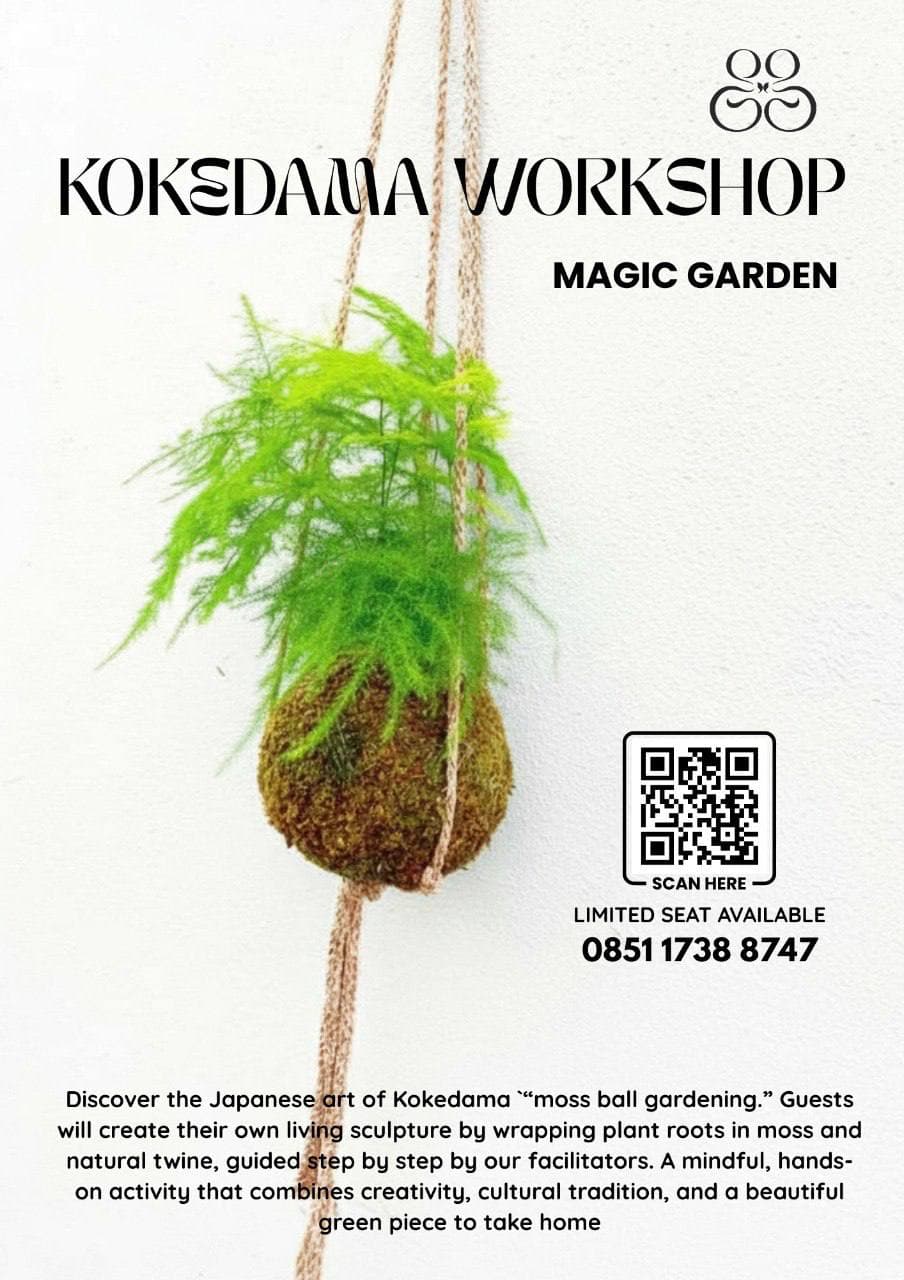 Magic Garden 1st Anniversary: Kokedama Workshop